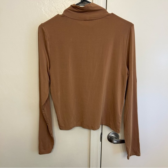 Babaton Camel Long Sleeve Turtleneck Top - Picture 6 of 6
